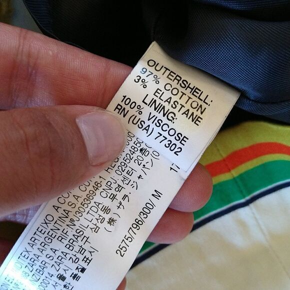 Zara Colorful Stripes Skirt size Medium - Picture 3 of 4